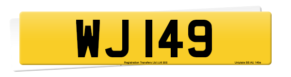 Registration number WJ 149